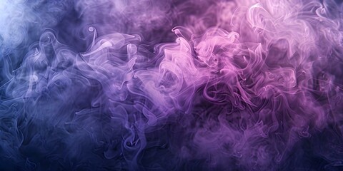 Swirling Violet Smoke in Lavender and Pink Tones Against a Dark Background. Concept Fantasy Photography, Smoke Art, Vibrant Colors, Surreal Portraits, Moody Backgrounds