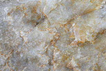 Closeup of texture of a crystalline rock as a natural background