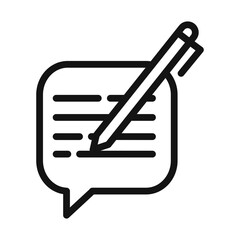 Feedback Comment Icon for User Interactions