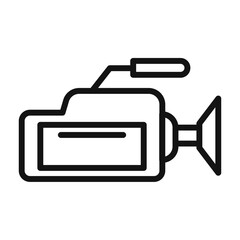 Digital Camcorder Icon for High-Quality Filming
