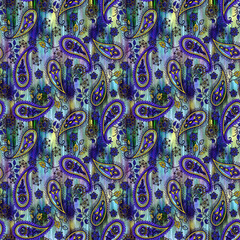 abstract pattern with flowers