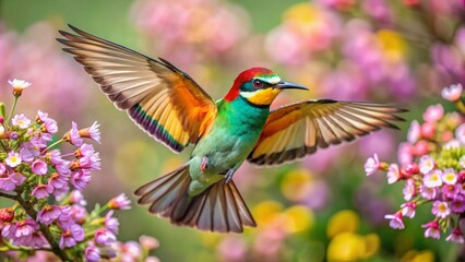Obraz premium European Bee-eater, The Aerial Acrobat bird