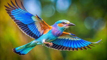 European Roller, The Azure Adventurer bird