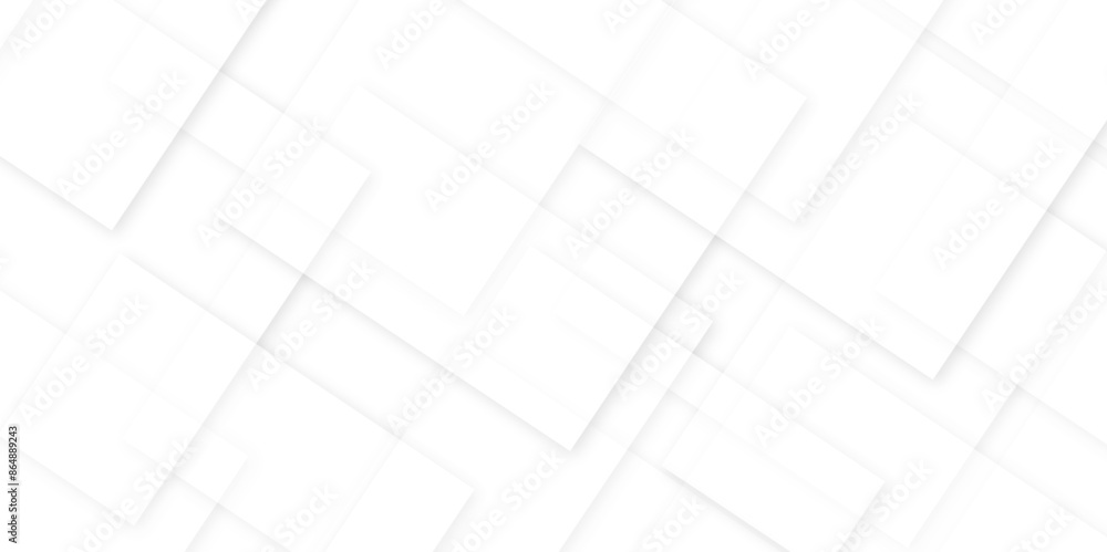 Poster abstract modern white and gray pattern geometric luxury gradient line background random square shape