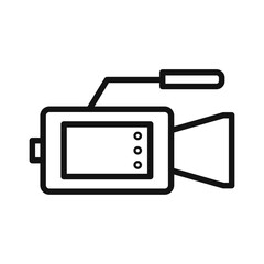 Handheld Camcorder Icon for Professional Videography