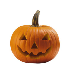 Fototapeta premium Halloween pumpkin isolated on transparent background