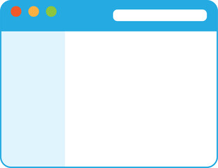 ブラウザのフレームデザイン素材