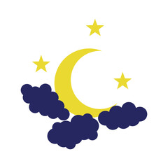 Moon Cloud Star