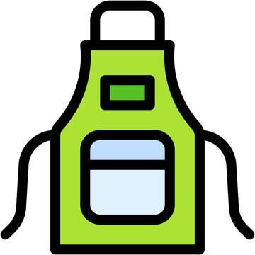 recommend clip art: Vector Icon Apron, Gardening, Farming, Safety, Chef