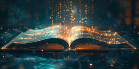 Enchanted Digital Book of Mystical Knowledge