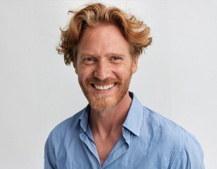 Obraz premium Studio Portrait of Handsome Senior Man