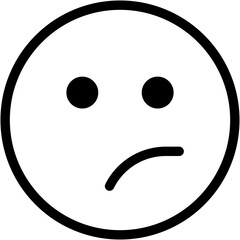 Vector Icon Sad, Emoji, Smileys, Reaction, Feelings, Emotion