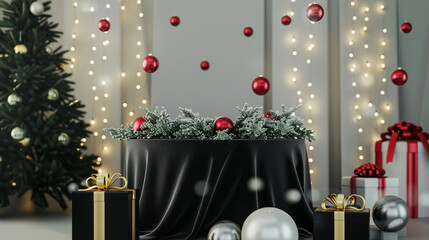 Modern interior designs. mockup, festival celebrations