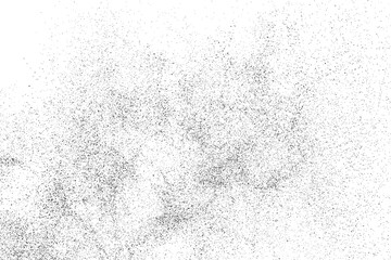 Black and white grunge frame. Distress overlay texture border. Abstract surface dust and rough dirty wall background concept. Worn, torn, weathered effect. Vector illustration, EPS 10.	