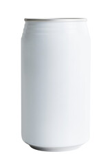Minimal white tin can design element