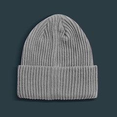 Png unisex beanie transparent mockup winter accessories