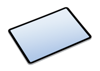 Digital tablet screen mockup png smart tech