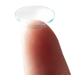 Png smart contact lens on fingertip new tech