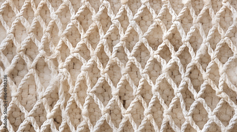 Poster white rope net pattern texture