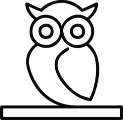 owl single icon