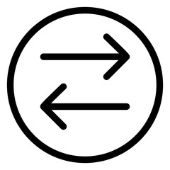 Vector Icon transfer, arrow, sign, direction