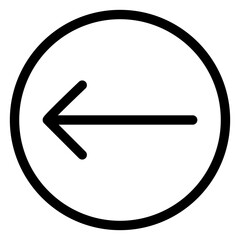 Vector Icon left, side, arrow, sign, direction