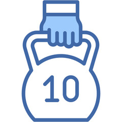 Vector Icon Kettle bell, Yoga, Meditation, Relaxing, Exercise, Pilates