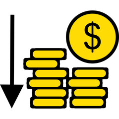 Recession Financial Icon