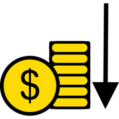 Recession Financial Icon