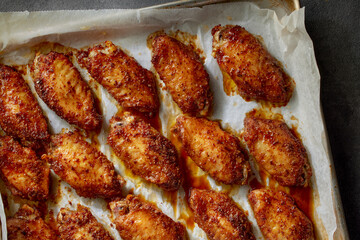 baked crispy chicken wings