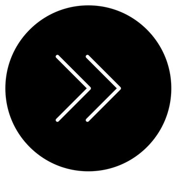 Vector Icon next page, arrow, sign, side