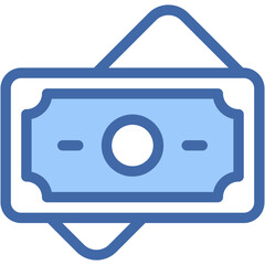 Vector Icon Money, Investment, Cash Flow, Investing, Banknote, Bill