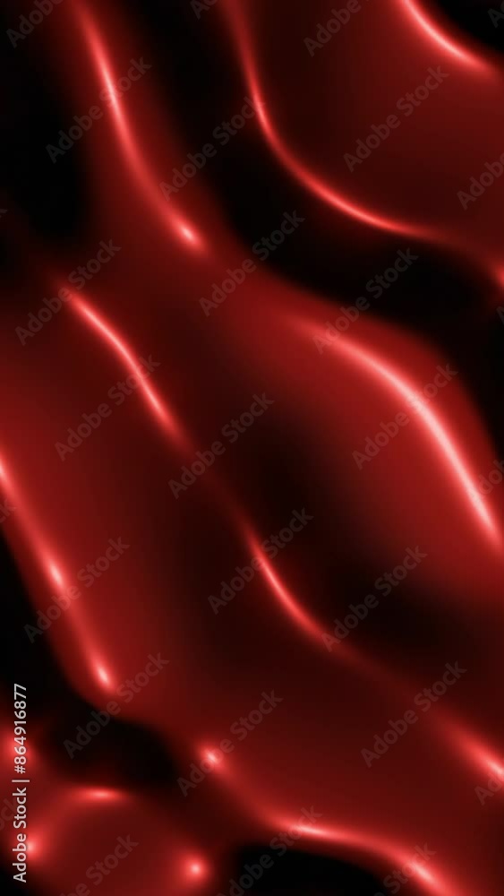 Poster abstract fluctuating liquid surface. design. springing waving texture of bending lines.