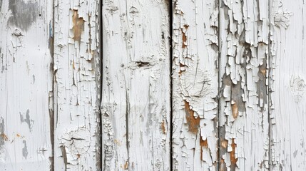 Obraz premium Natural patterns background of white wood texture Old surface from trees
