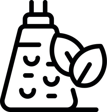 black factory with green leaves clip art preview