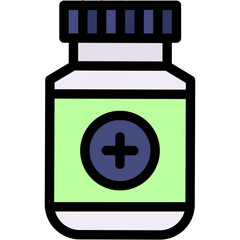 Vector Icon Medicine, Drug, Pill, Tablet, Pharmacy, Medical