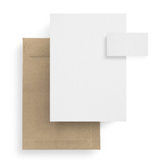 Paper & envelope png sticker, isolated object in transparent background