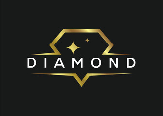 Minimal and professional Diamond logo design template