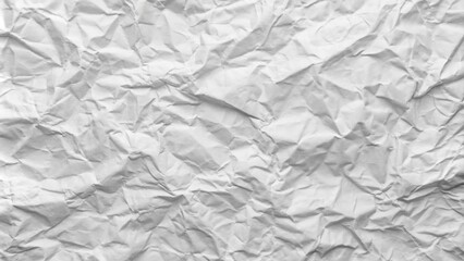 High-resolution, isolated, pure white paper texture background with subtle wrinkles and soft creases, ideal for digital design and visual projects.