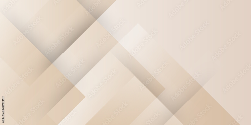 Aufkleber Elegant abstract background white and beige script lines. modern abstract line light dynamic shape composition background. Geometry style shine and layer element vector for presentation background.
