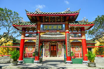 ランタンで有名なベトナムにあるホイアンの美しい街並み風景