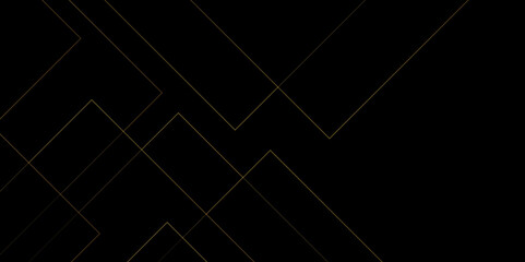 Abstract black gray and gold vector blueprint background with modern design. Abstract modern black background paper cut style with black and gold line Luxury concept. style poster, banner design.