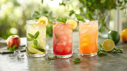 Fototapeta premium Refreshing Summer Beverages
