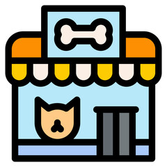 Vector Icon Shop, Pet Shop, Pets, Store, Grow Shop
