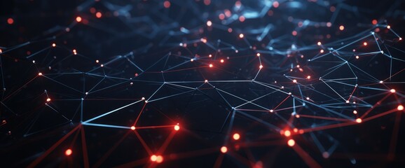 Highly detailed digitally generated background animation, perfectly usable for a wide range of topics related to network security