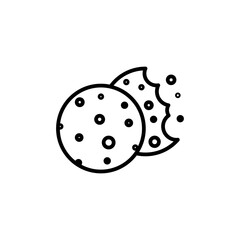 Sweet Cookie Icon for Bakery Shops
