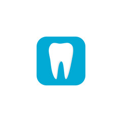 Tooth icon isolated on transparent background
