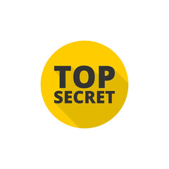 Top secret icon isolated on transparent background
