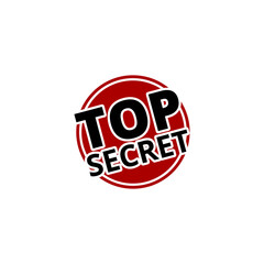 Top secret icon isolated on transparent background