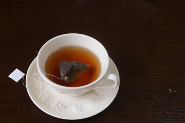 高級陶器の紅茶